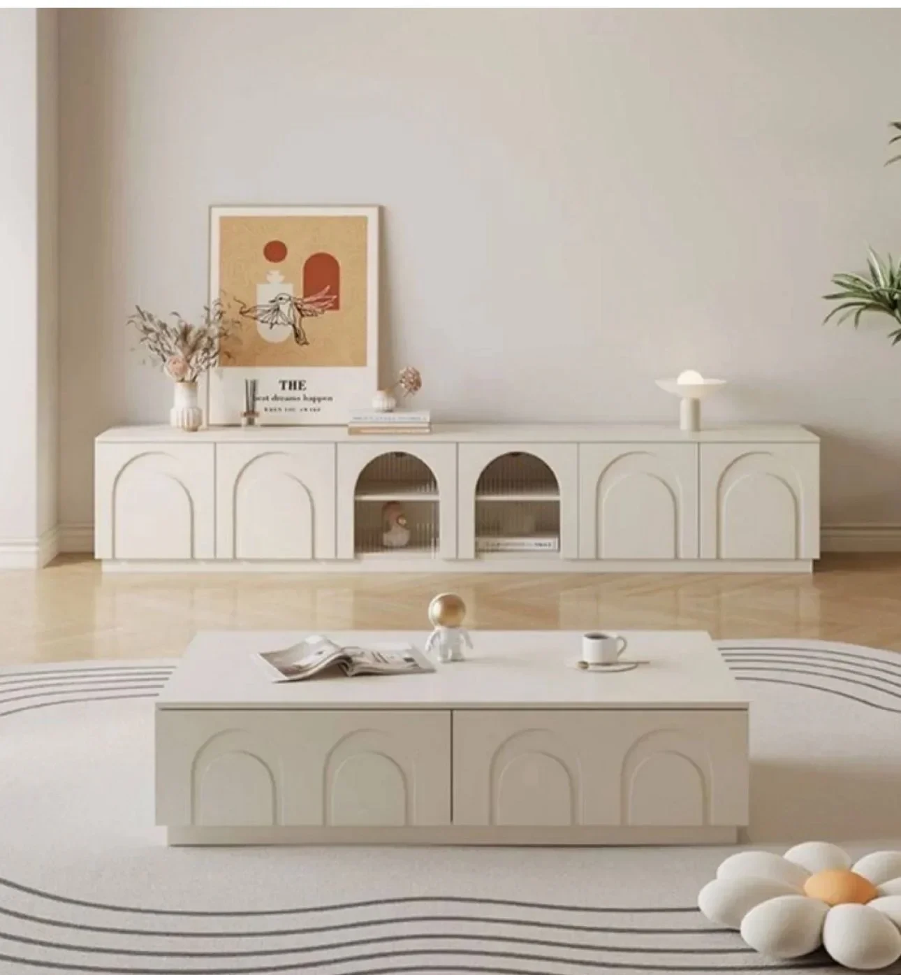 TV TABLE +COFEE TABLE