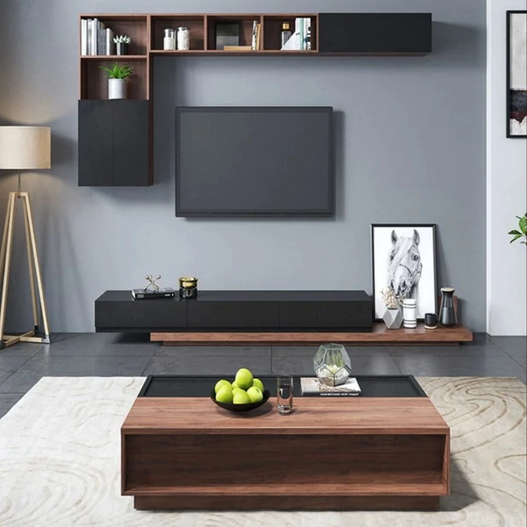 TV TABLE +COFEE TABLE